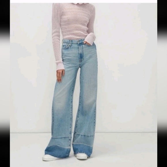 7 For All Mankind Womens Light Wash Ultra High Rise Jo Jean 28 - Picture 1 of 14